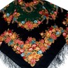 PAVLOVO POSAD RUSSIAN SHAWL 125x125 cm 49x49" 100% Wool Scarf Wrap Silk Fringe 1193-18