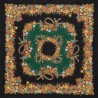 PAVLOVO POSAD RUSSIAN SHAWL 125x125 cm 49x49" 100% Wool Scarf Wrap Silk Fringe 1193-18
