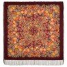 PAVLOVO POSAD RUSSIAN SHAWL 125x125 cm 49x49" 100% Wool Scarf Wrap 511-7