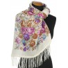 AUTHENTIC PAVLOVO POSAD SHAWL RUSSIAN SCARF 100% WOOL KERCHIEF 89x89 cm 1599-2