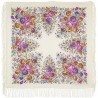 AUTHENTIC PAVLOVO POSAD SHAWL RUSSIAN SCARF 100% WOOL KERCHIEF 89x89 cm 1599-2