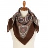 PAVLOVO POSAD SHAWL 100% WOOL WRAP RUSSIAN SCARF 89x89 cm 1931-16
