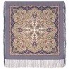 PAVLOVO POSAD RUSSIAN SHAWL 89x89 cm 35x35" 100% Wool Scarf Silk Fringe Wrap 1923-15