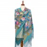 PAVLOVO POSAD RUSSIAN SHAWL 148x148 cm 58x58" 100% Wool Scarf Wrap 709-12
