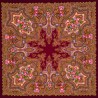 PAVLOVO POSAD RUSSIAN SHAWL 148x148 cm 58x58" 100% Wool Scarf Wrap 1230-7