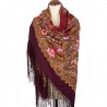 PAVLOVO POSAD RUSSIAN SHAWL 148x148 cm 58x58" 100% Wool Scarf Wrap 1230-7