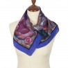 PAVLOVO POSAD PURE 100% SILK RUSSIAN SHAWL SCARF SUMMER DRESS WRAP 89 CM 10104-15