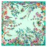PAVLOVO POSAD SHAWL RUSSIAN 100% COTTON SCARF DRESS WRAP 115x115 cm 10602-11