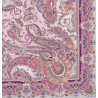 RUSSIAN PAVLOVO POSAD 100% SILK RUSSIA SHAWL SCARF WRAP SUMMER 130x130 cm 1429-1