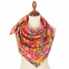 PAVLOVO POSAD RUSSIAN SUMMER SHAWL 100% COTTON BANDANA 80x80 cm SCARF 10835-5