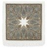 PAVLOVO POSAD RUSSIAN SHAWL 125x125 cm 49x49" 100% Wool Scarf Wrap 1008-1