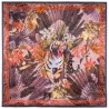 AUTHENTIC PAVLOVO POSAD 100% SILK RUSSIAN SHAWL SCARF DRESS WRAP 89x89cm 10126-13