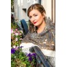 PAVLOVO POSAD RUSSIAN SHAWL 125x125 cm 49x49" 100% Wool Scarf Wrap 1008-1