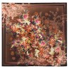 AUTHENTIC PAVLOVO POSAD 100% SILK RUSSIAN SHAWL SCARF DRESS WRAP 89x89 cm 10092-17