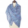 RUSSIAN PAVLOVO POSAD SHAWL SUMMER COTTON BEACH DRESS PAREO SCARF 146x146 cm 1566-13