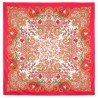 RUSSIAN PAVLOVO POSAD SHAWL SUMMER COTTON BEACH DRESS PAREO SCARF 146x146 cm 1758-5