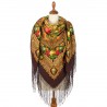 PAVLOVO POSAD RUSSIAN SHAWL 148x148 cm 58x58" 100% Wool Scarf Wrap 1369-26