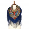 PAVLOVO POSAD RUSSIAN SHAWL 125x125 cm 49x49" 100% Wool Scarf Wrap 11-13