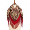 PAVLOVO POSAD RUSSIAN SHAWL 125x125 cm 49x49" 100% Wool Scarf Wrap 1918-5