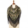 PAVLOVO POSAD RUSSIAN SHAWL 125x125 cm 49x49" 100% Wool Scarf Wrap 1918-10
