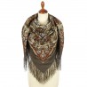 PAVLOVO POSAD RUSSIAN SHAWL 125x125 cm 49x49" 100% Wool Scarf Wrap 1918-16