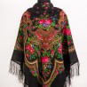 PAVLOVO POSAD RUSSIAN SHAWL 125x125 cm 49x49" 100% Wool Scarf Wrap 1113-18