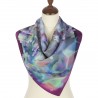 RUSSIAN PAVLOVO POSAD 100% SILK SHAWL SCARF NECKERCHIEF BANDANA 65x65 cm 10080-15