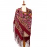 PAVLOVO POSAD RUSSIAN SHAWL 148x148 cm 58x58" 100% Wool Scarf Wrap 1369-4