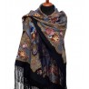 PAVLOVO POSAD RUSSIAN SHAWL 148x148 cm 58x58" 100% Wool Scarf Wrap 920-14