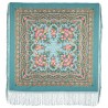 PAVLOVO POSAD RUSSIAN SHAWL 148x148 cm 58x58" 100% Wool Scarf Wrap 1465-11