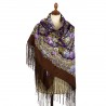 PAVLOVO POSAD RUSSIAN SHAWL 148x148 cm 58x58" 100% Wool Scarf Wrap 1744-17