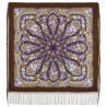 PAVLOVO POSAD RUSSIAN SHAWL 148x148 cm 58x58" 100% Wool Scarf Wrap 1744-17
