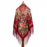PAVLOVO POSAD RUSSIAN SHAWL 148x148 cm 58x58" 100% Wool Scarf Wrap 362-6