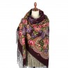 PAVLOVO POSAD RUSSIAN SHAWL 148x148 cm 58x58" 100% Wool Scarf Wrap 983-7