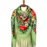 PAVLOVO POSAD RUSSIAN SHAWL 148x148 cm 58x58" 100% Wool Scarf Wrap 235-9