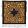 PAVLOVO POSAD RUSSIAN SHAWL 148x148 cm 58x58" 100% Wool Scarf Wrap 334-24