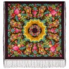 PAVLOVO POSAD RUSSIAN SHAWL 148x148 cm 58x58" 100% Wool Scarf Wrap 385-7