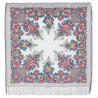 PAVLOVO POSAD RUSSIAN SHAWL 125x125 cm 49x49" 100% Wool Scarf Wrap 1316-1