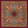PAVLOVO POSAD RUSSIAN SHAWL 148x148 cm 58x58" 100% Wool Scarf Wrap 1369-6