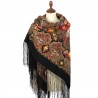 PAVLOVO POSAD RUSSIAN SHAWL 148x148 cm 58x58" 100% Wool Scarf Wrap 1369-19