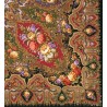 PAVLOVO POSAD RUSSIAN SHAWL 148x148 cm 58x58" 100% Wool Scarf Wrap 1369-19