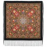 PAVLOVO POSAD RUSSIAN SHAWL 148x148 cm 58x58" 100% Wool Scarf Wrap 1369-19