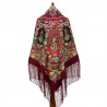 PAVLOVO POSAD RUSSIAN SHAWL 148x148 cm 58x58" 100% Wool Scarf Wrap 1731-6