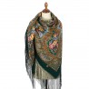 PAVLOVO POSAD RUSSIAN SHAWL 148x148 cm 58x58" 100% Wool Scarf Wrap 1815-9