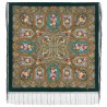 PAVLOVO POSAD RUSSIAN SHAWL 148x148 cm 58x58" 100% Wool Scarf Wrap 1815-9
