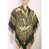 PAVLOVO POSAD RUSSIAN SHAWL 125x125 cm 49x49" 100% Wool Scarf Wrap 1344-10