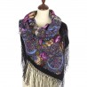 PAVLOVO POSAD RUSSIAN SHAWL 148x148 cm 58x58" 100% Wool Scarf Wrap 947-14