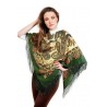 PAVLOVO POSAD RUSSIAN SHAWL 125x125 cm 49x49" 100% Wool Scarf Wrap 1344-10