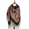 PAVLOVO POSAD RUSSIAN SHAWL 148x148 cm 58x58" 100% Wool Scarf Wrap 983-19