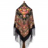 PAVLOVO POSAD RUSSIAN SHAWL 148x148 cm 58x58" 100% Wool Scarf Wrap 1465-18